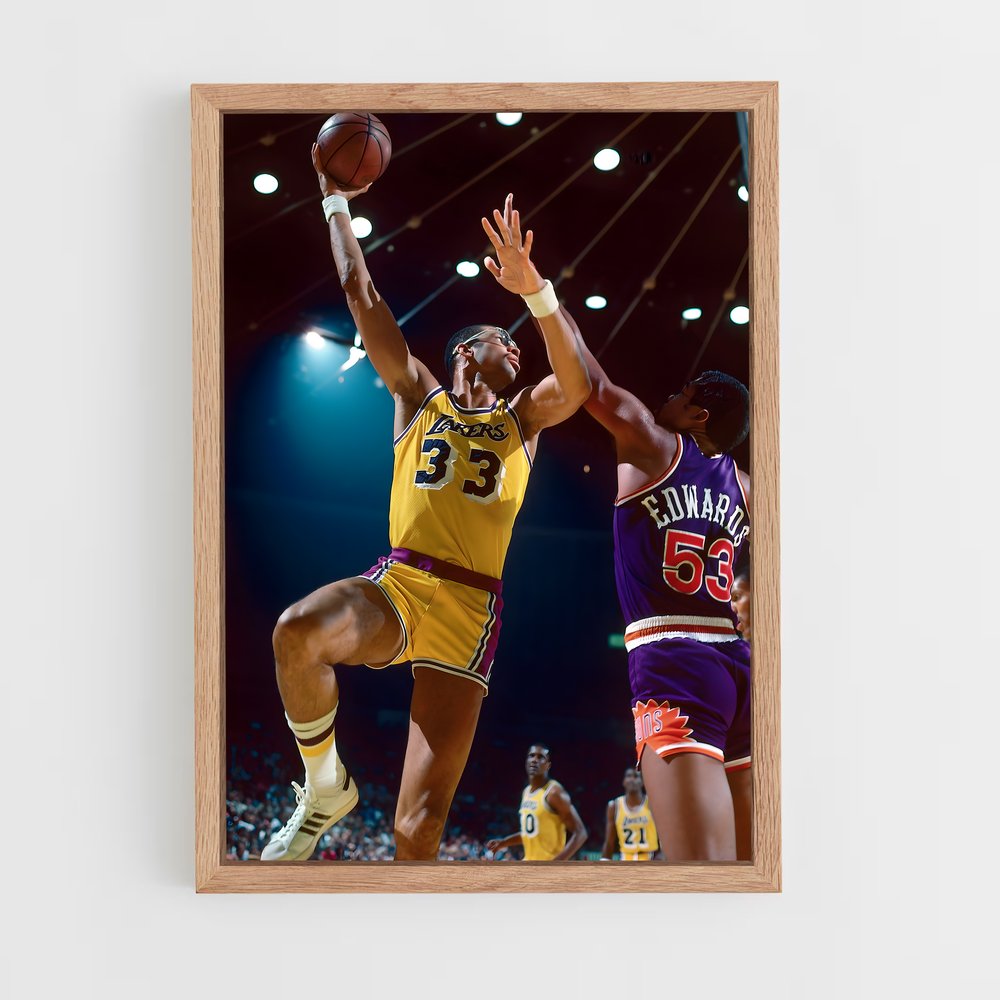 Poster L'Envol de Kareem – affiche Basketball (vue 4)
